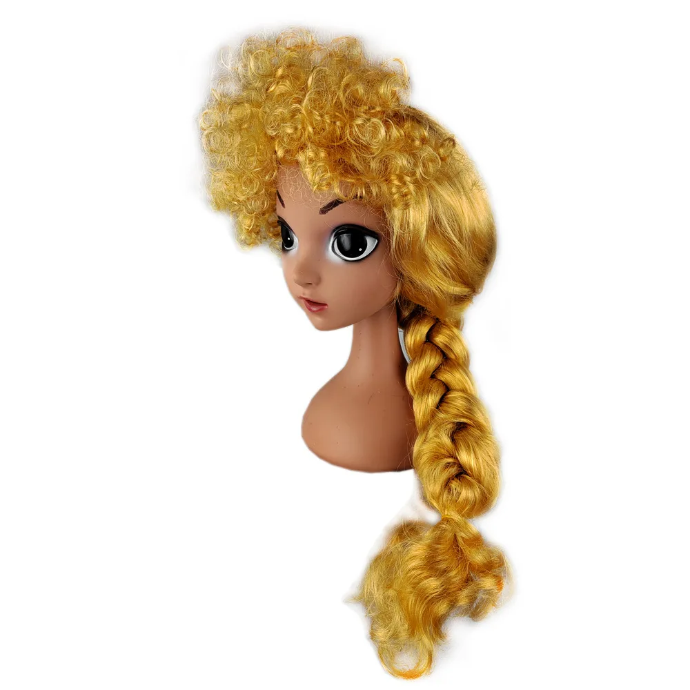 Frozen 2 Anna Elsa Wig Princess Girls Party Fancy Accessories Princess Braid Isabela Tinker Bell Maleficent Unicorn Wig Wing baby accessories store near me	