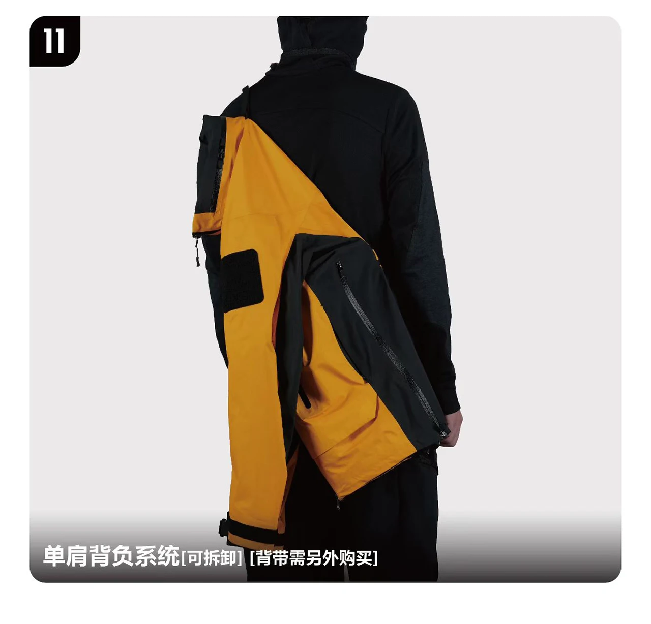 Reindee Lusion 25aw All enviroment hard shell jacket multipocket patch pad dwr coating waterproof material techwear
