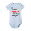 Funny Spanish Printed Baby Bodysuit Newborn Short Sleeve Romper Cute Boys Girls Outfits Toddler Summer Clothes Infant Jumpsuit 4