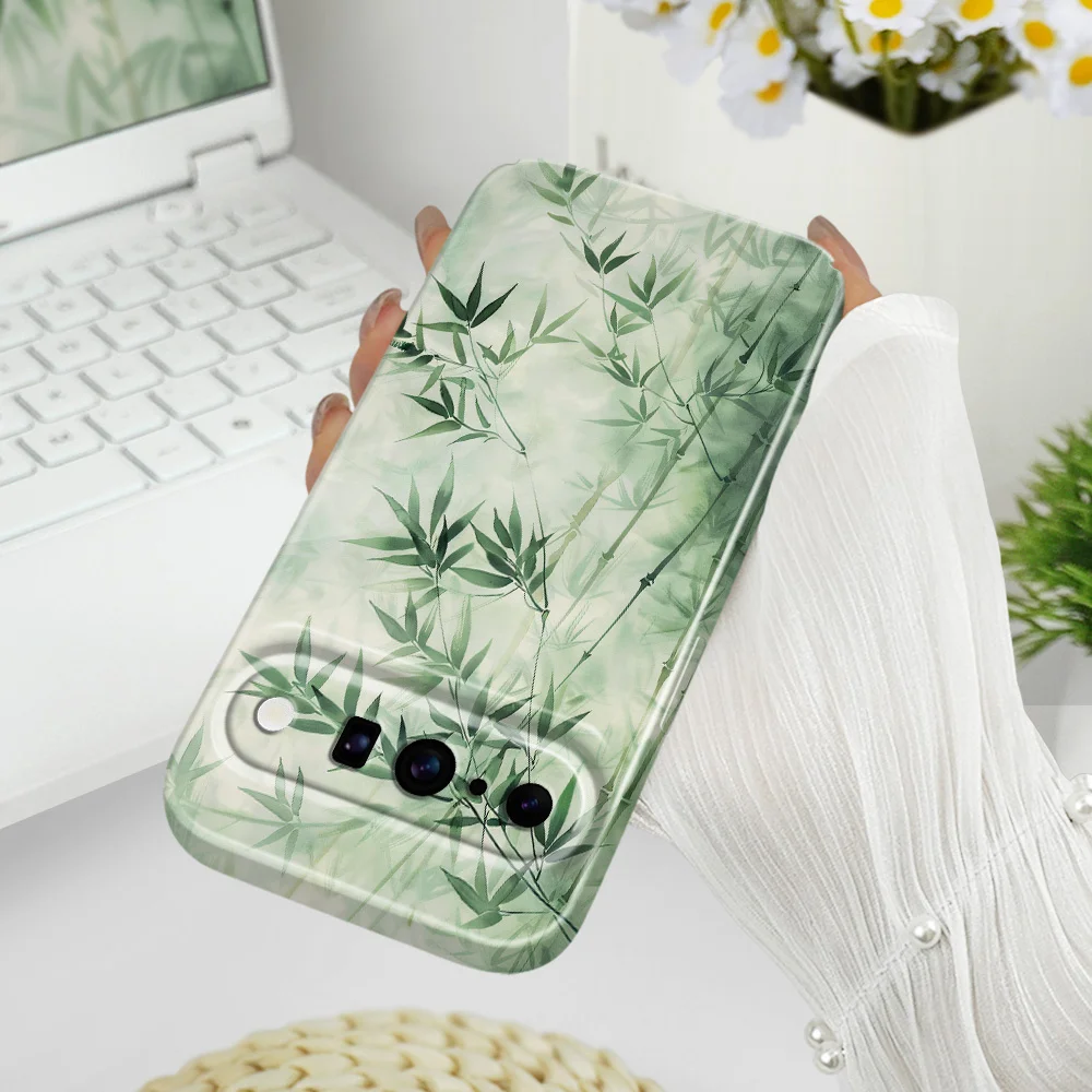 Lush Green Bamboo Forest Phone Case - Durable Hard Cover