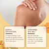 Turmeric Body Scrub for Women Men Lightening Exfoliate Remove Dead Skin Pore Cleansing Dark Inner Moisturising Smooth Skin Care 3