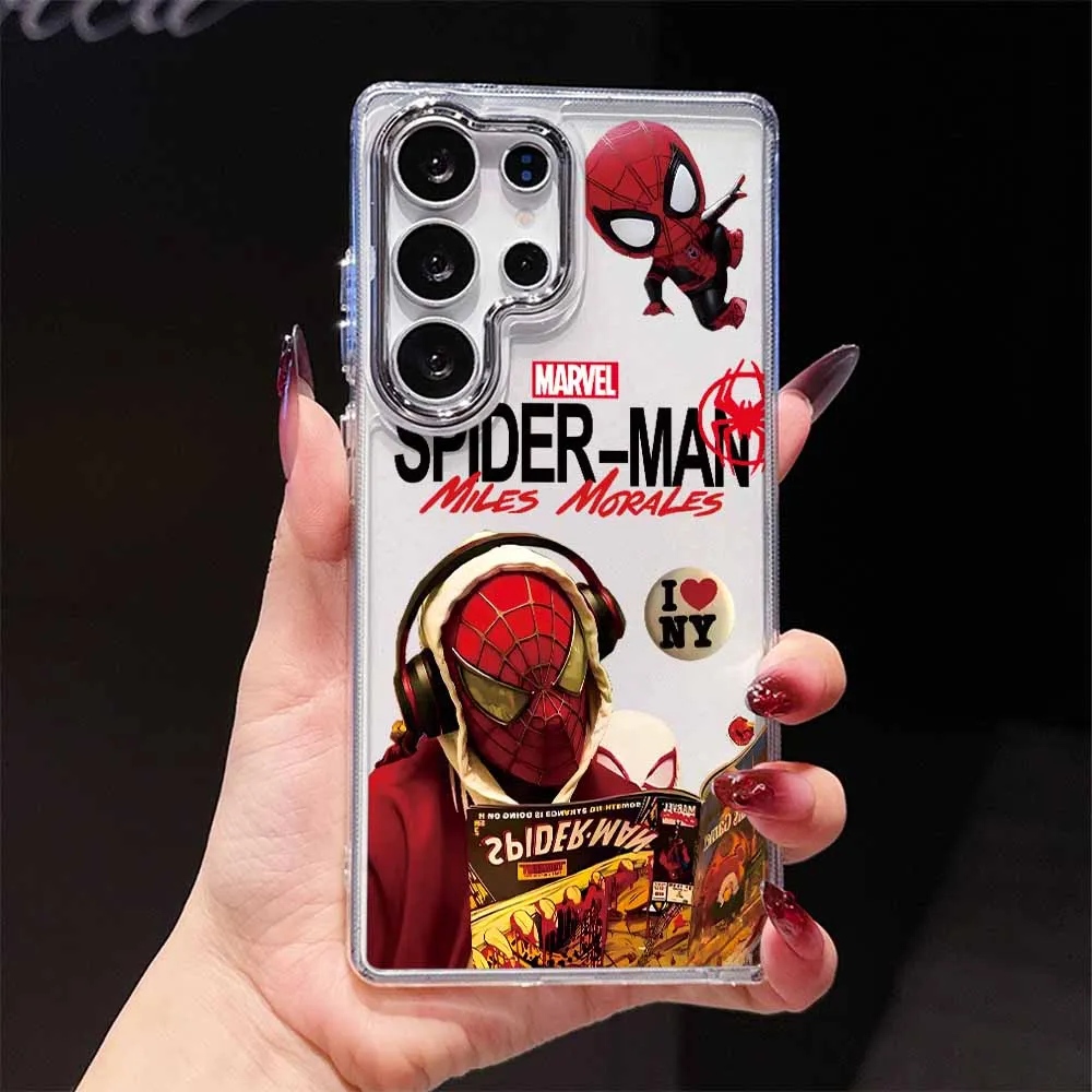 Spider-Man Anime Transparent Soft Phone Case