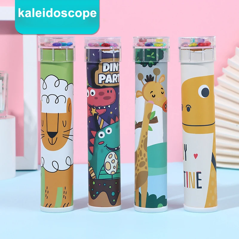 DIY Kaleidoscope Material Kits Kaleidoscope Toy Scientific Experiment Educational DIY Toys Kindergarten Teaching Tools