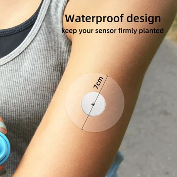 Disposable 10/20pcs Freestyle Libre Sensor Protector for Safe Patch Changing and Extra Protection Clear CGM Overpatch Tape