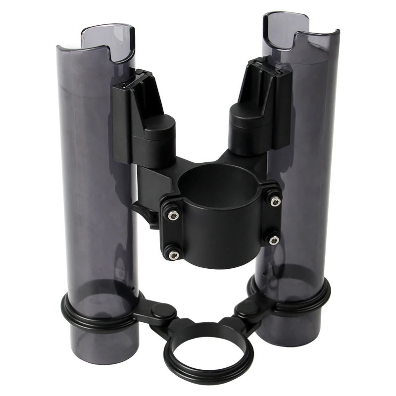 Portable Fishing Rod Support Tripod with Lure Box and Accessory Holder