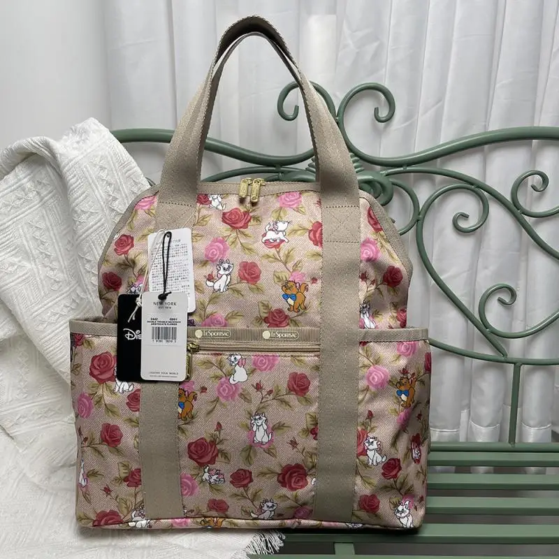 

Lesportsac Kawaii Sanrio, Hello Kitty Snoopy мультяшный милый двухсторонний рюкзак для путешествий женские фотоигрушки для девочек