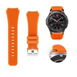 Premium Silicone Replacement Watch Band - 22mm Strap Compatible with Various Models - Amazfit GTR 3Pro (Emma Orange)