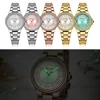 CURREN Romantic Charm Women's Wristwatches Fashion Design Thin Quartz Watch with Luminous Hands Stainless Steel Bracelet 4