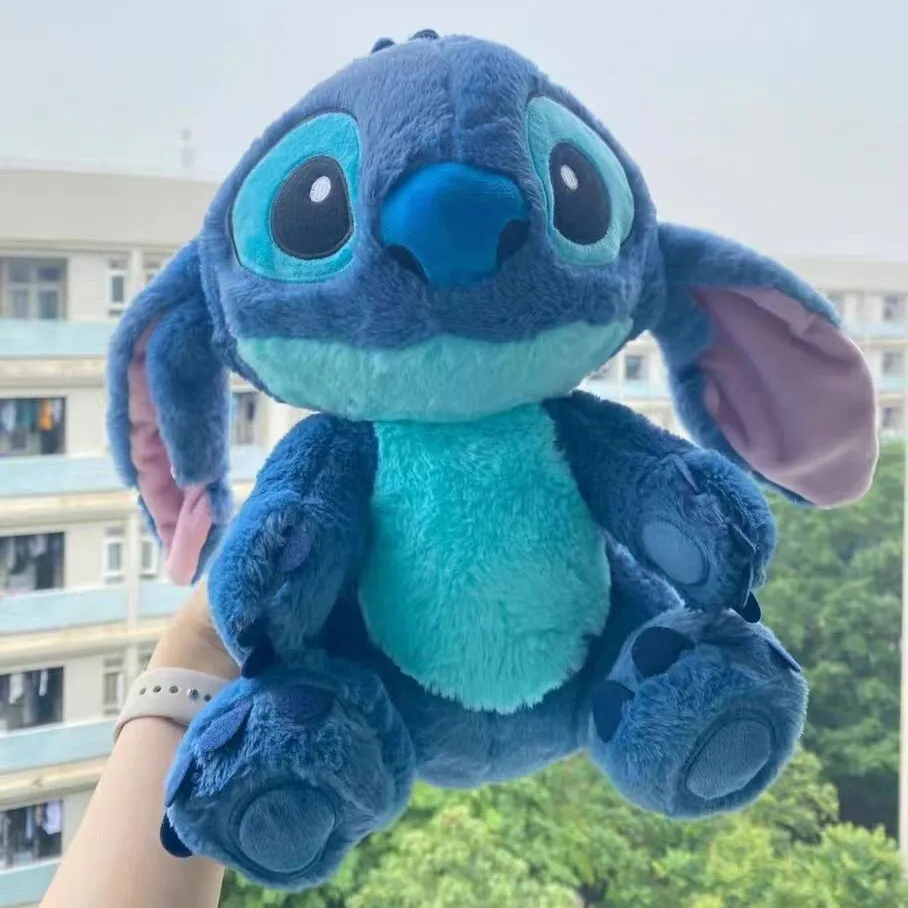 

33cm Stitch Disney Peluche 2022 Children Stuffed Plush Toys Anime Lilo & Stitch Doll Ears Can Move Fragrance Accompanying Toys