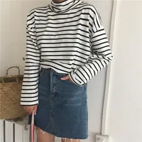 Autumn Long Sleeve Turtleneck Tops Slim Knitted Bottoming T Shirt Korean Fashion Sweater Harajuku Pullover Women Clothing Jumper - Image 5