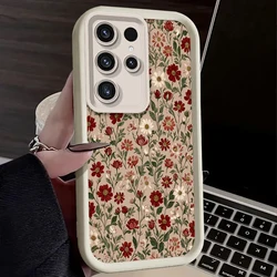 Retro Style Flower Phone Case - Vibrant Floral Design Protective Cover - Galaxy A25 4G (5)