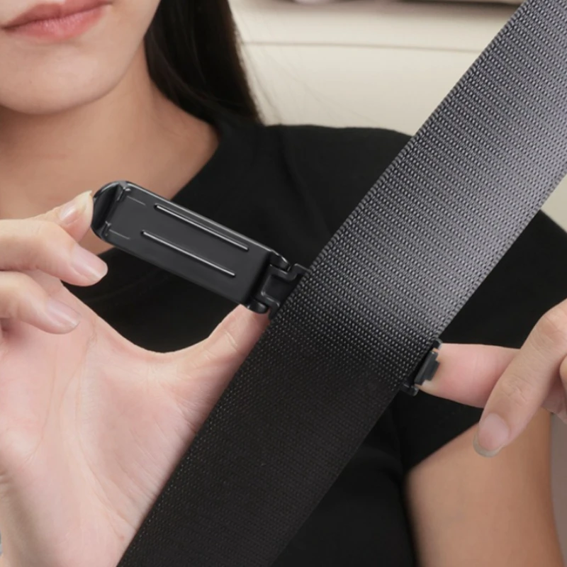 Car Seat Belt Adjuster Seat Belt Clamp Shoulder and Neck Locking Clip Protector Comfortable Driving Auto Accessories