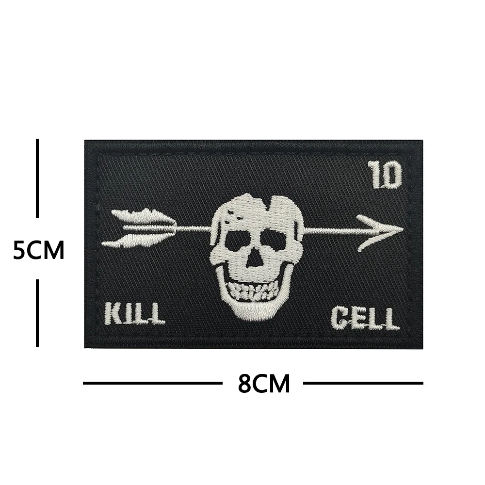 Black Beard Patches: Limited Edition Chevron Skeleton Finger Badges Collection