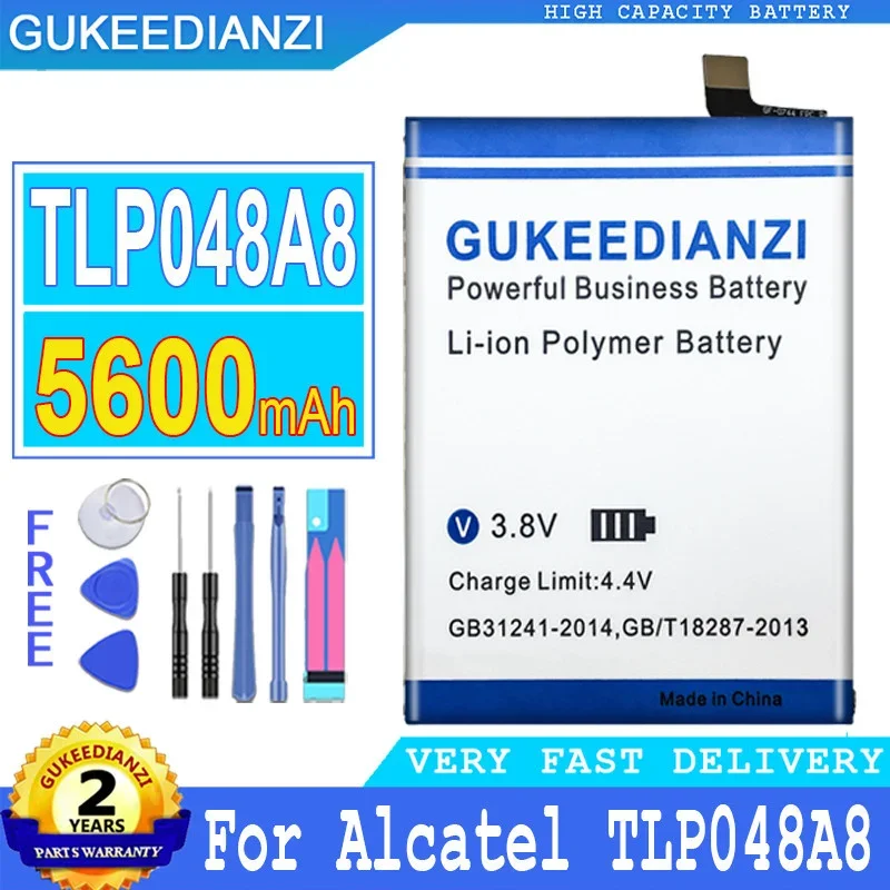 

Replacement TLP048A8 5600mAh Mobile Phone Battery For Alcatel Smartphon Batteries