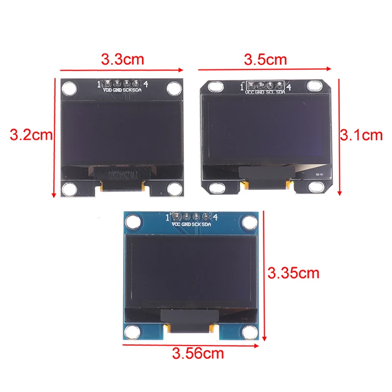 1PCS 1.3인치 OLED 모듈 SPI/IIC 통신 화이트/블루 컬러 128X64 1.3인치 OLED LCD LED 디스플레이 모듈 1.3인치 OLED 모듈