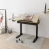 FLEXISPOT Electric Drafting Table Adjustable Height Standing Drawing Desk Extendable Top Craft Workstation w/Tilting Tabletop, 5