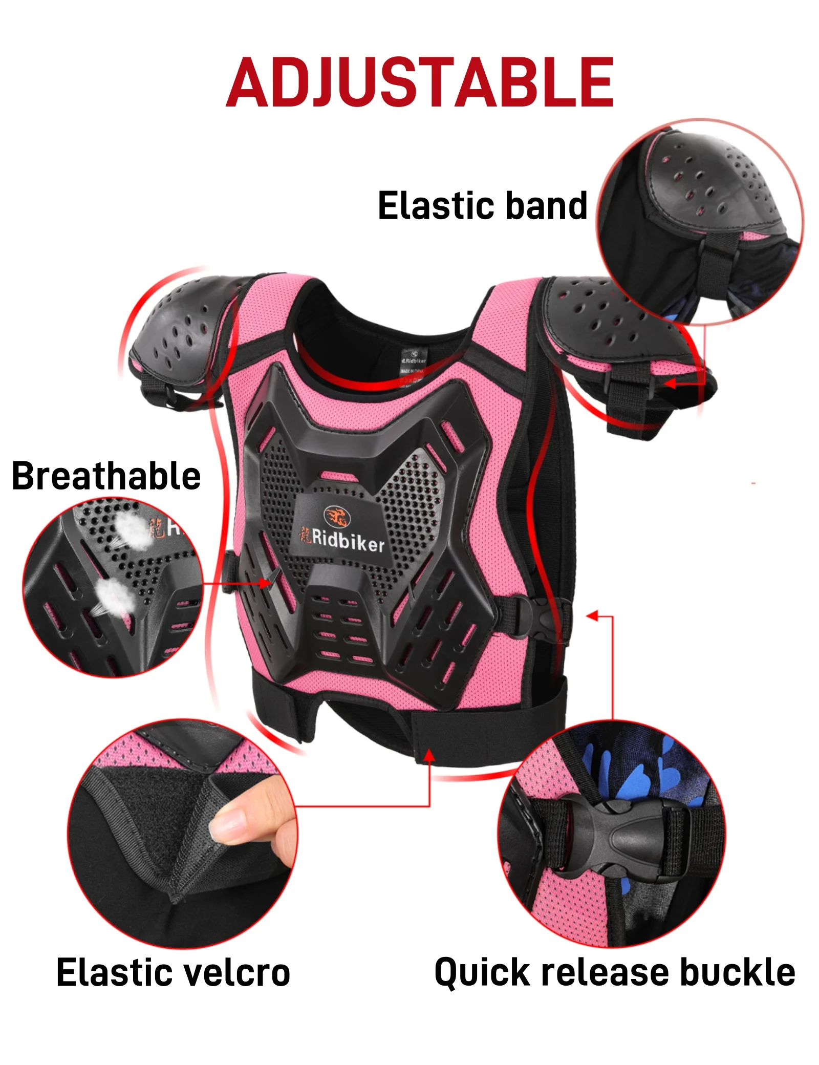 Kids Dirt Bike Gear Motocross Chest Protector Motorcycle Protective Gear Armor Vest Knee Guards Elbow Pads Dirt Bike Riding