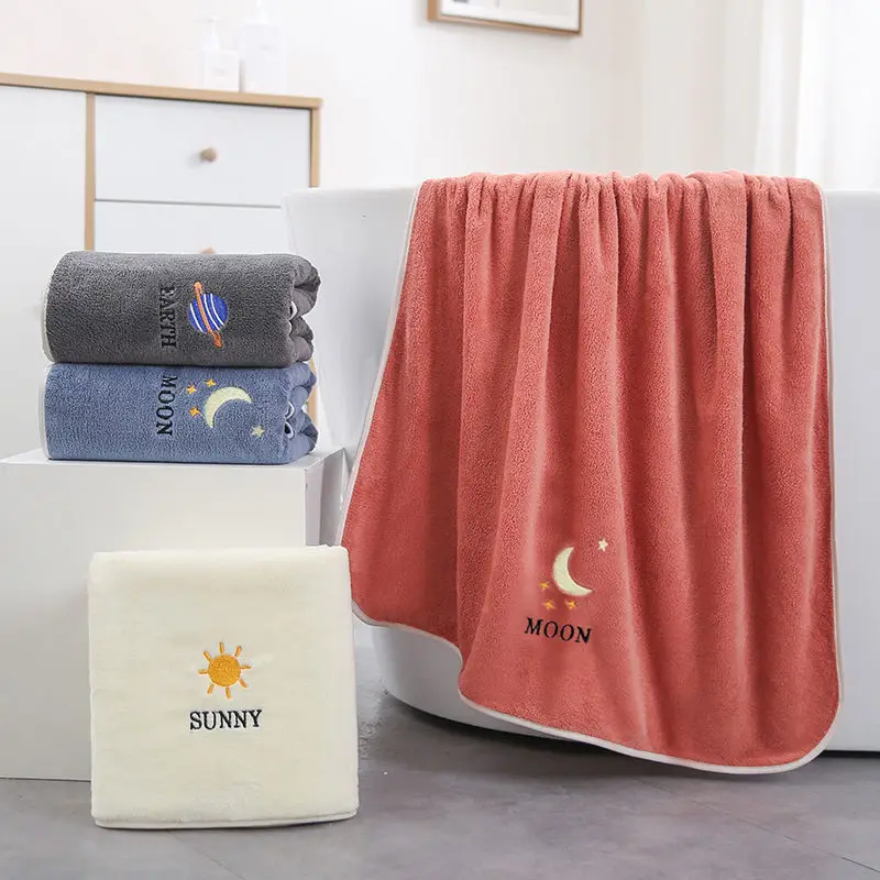 Plussized Bath Towel Towel Set Cotton Absorbent Nonlint Thickened