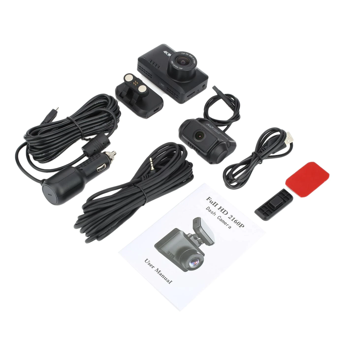 

Видеорегистратор 4K со встроенным Wi-Fi, GPS, UHD 1920P, ЖК-дисплей 2,45 дюйма, угол обзора 170 °