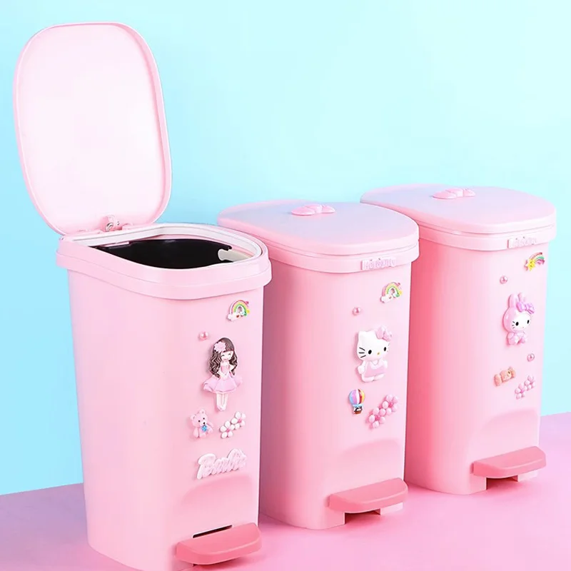 KawaiiHelloKittyMyMelodyPinkTrashCansAnimeY2KDancingGirl