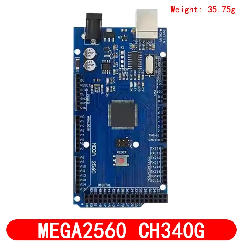 Mega2560 ATMEGA16U2 / Pro Mini MEGA 2560 Mega + WiFi R3 ATmega2560 Chip CH340G Für Arduino UNO R3 Entwicklung Bord weMos ESP8266 – Detail 7