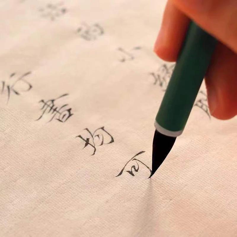 Pure Wolf Hair Lower Case Artistic Character Brush Pen for Chinese Calligraphy and Chinese Painting,beginner Stationery Set Gift 3