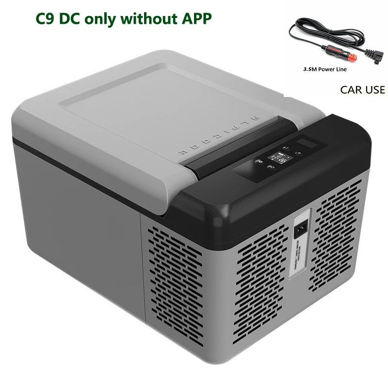 best camping fridge 9Liter Portable Refrigerator Compressor Electric Powered Cooler Fridge/Freezer for Camping Travelling Outdoor Home Use12/24V DC car freezer Car Fridges & Heaters