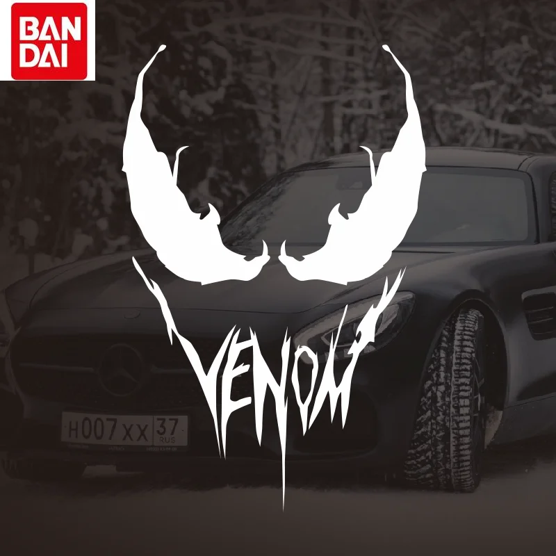 

Bandai 2022 New Personality Creative Car Thoughtful Motorcycle Electric Car Sticker Helmet Car Sticker