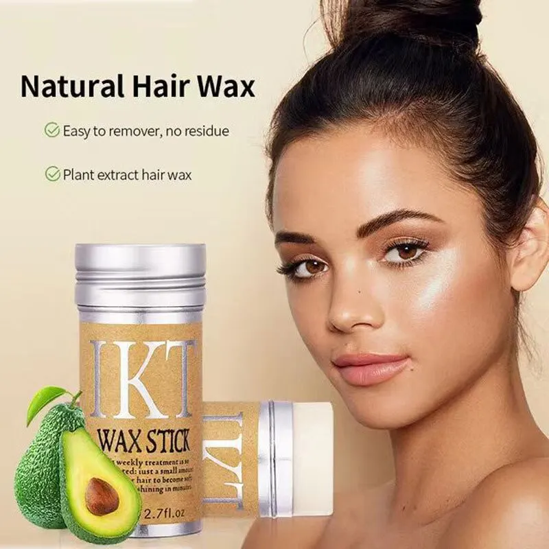 Hair wax stick For Flyaways Hair Non-greasy Hair Styling Wax For Smooth Wigs Styling Pomade Stick Flyaways Edge&Frizz