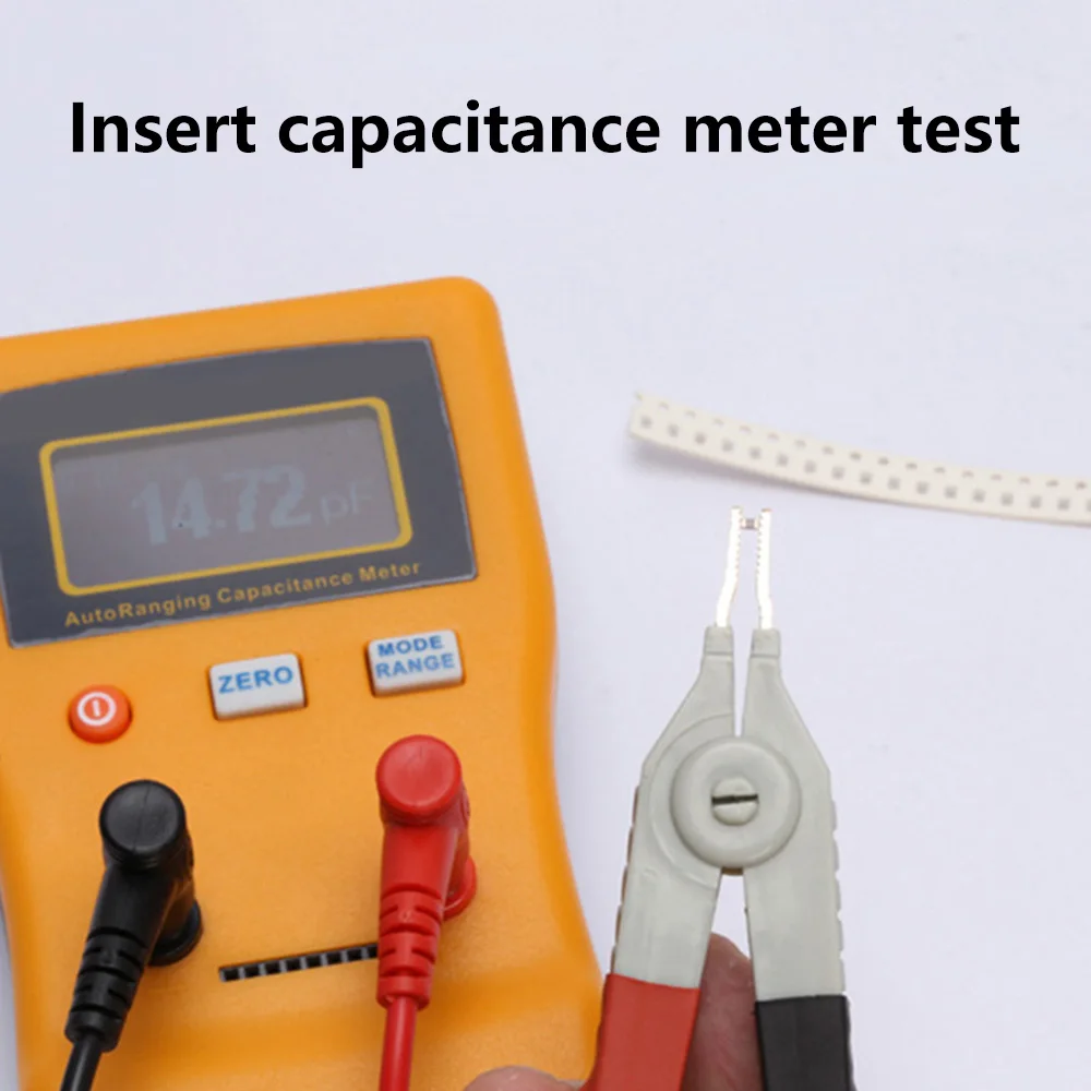 LCR SMD Test Clip Alligator Clamp 10mm Kelvin Copper Gold Plate Clip Battery Test For M6013/M4070/MESR-100/MLC500 Inductor 4