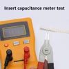 LCR SMD Test Clip Alligator Clamp 10mm Kelvin Copper Gold Plate Clip Battery Test For M6013/M4070/MESR-100/MLC500 Inductor 4