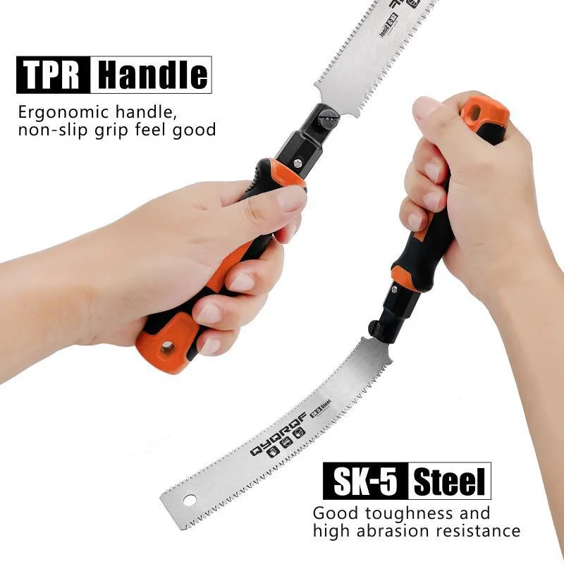 1Pc Double Blade Pull Saw 3 Side Tooth Wood Saw Hand Used To Trim PVC Plastic Flush Cutting Tool