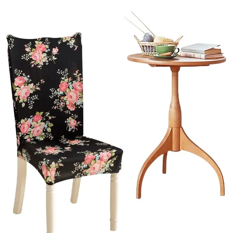 

Elastic Wedding Seat Cover Party Chair Cover Wedding Removable Dining Chair Covers Removable Furniture Protector Kitchen Chairs
