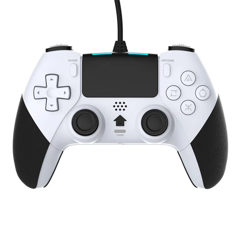 HOT USB Wired Joystick for PS4 Controller For ps4 Console With vibration function, six-axis, with back buttons