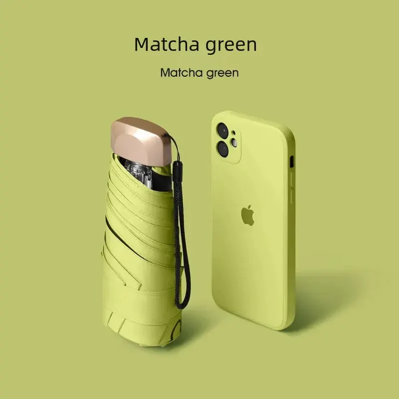 50% off flat umbrella-Matcha Green