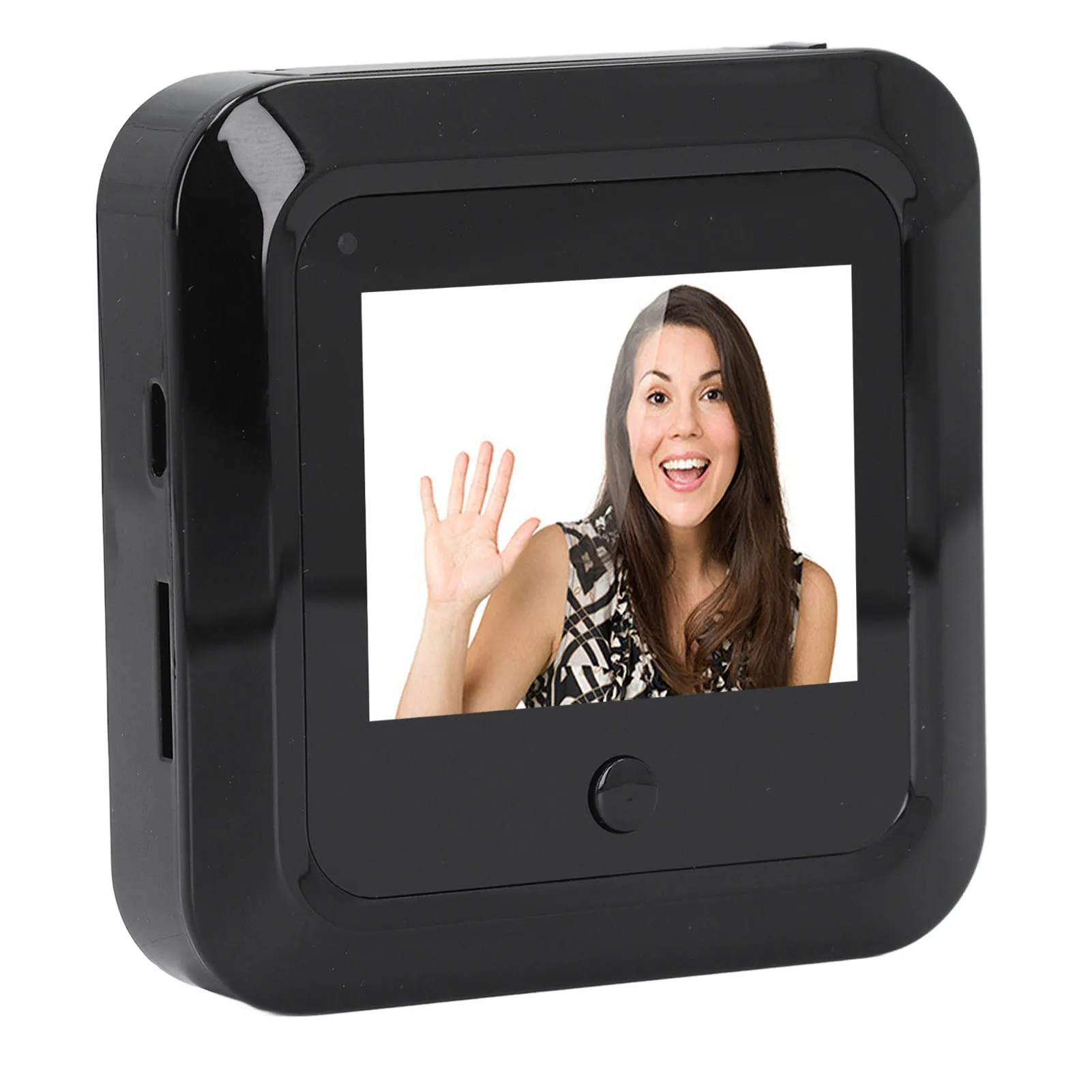Door Eye Hole Camera Digital Door Viewer 0.3MP 120 Degree Zinc Alloy Peephole Camera and 2.4 Inch HD Screen Monitor for Home