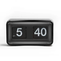 Fashion Auto Flip Clock Creative Simple Flip Page Turning Clocks Practical Table Clock Aesthetic Bedroom Decorative Ornaments 1