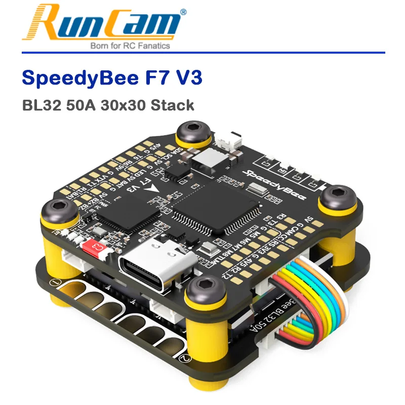 Runcam Speedybee F7 V3 Bl32 50A 30X30 Stack Inav Betaflight Emuflight Wireless Firmware Flasher Analisi Dati Neri