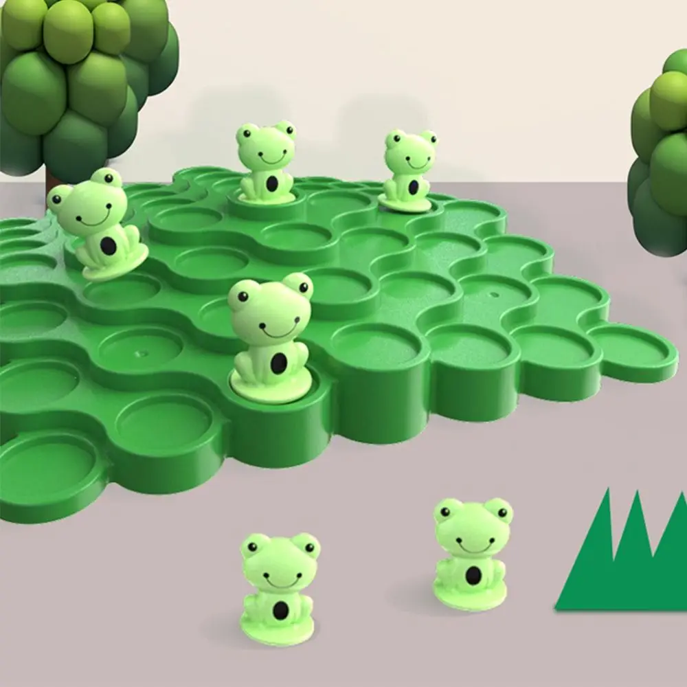 Tabletop Game Counting Game Plastic Balancing Board Balancing Scale Board Frog Balance Tree Montessori Math Counting Toy
