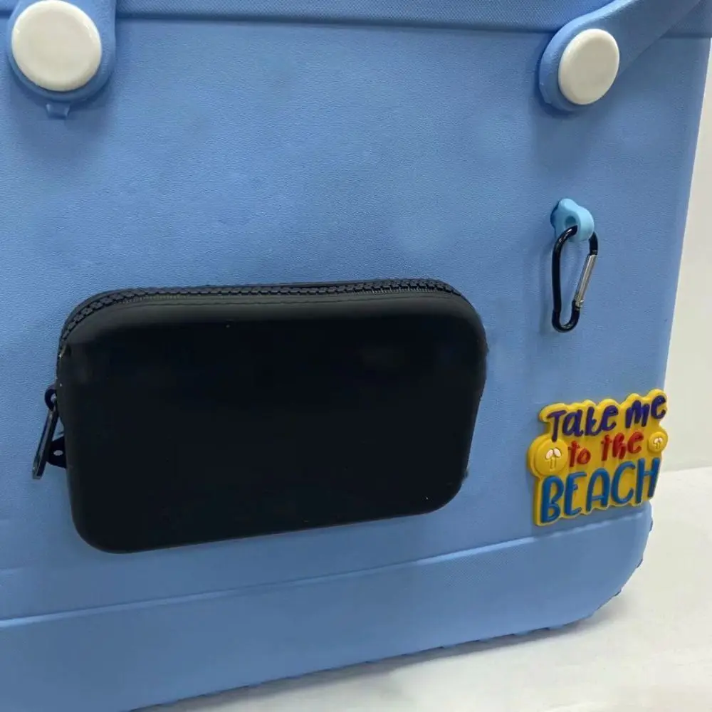 

Милая сумка для монет EVA, вместительная однотонная сумка для хранения, водонепроницаемая пляжная сумка с подвеской, пляжная сумка Eva