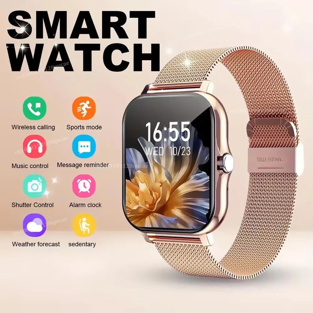 2026 New Upgrade Smart Watch For Men Women 1.83 Inch Full Touch Display BT Calls Sports Monitor SmartWatch For Android&IOS Phone 1