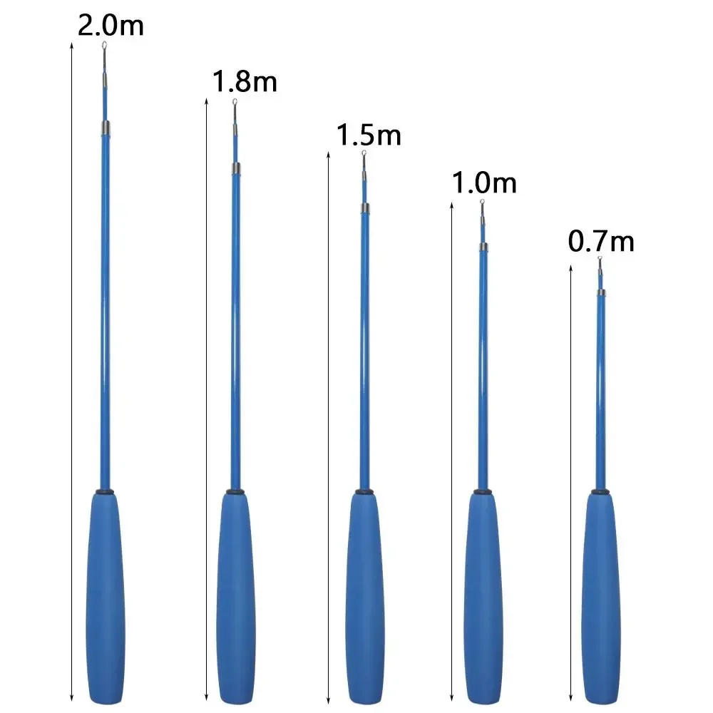 Kit complet pêche spinning canne télescopique fibre de verre avec moulinet combo pour débutants