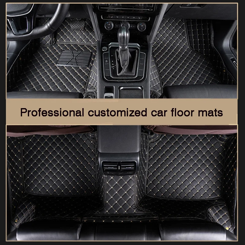 Full Surround Custom Diamond Checkered Car Floor Mat for SUBARU