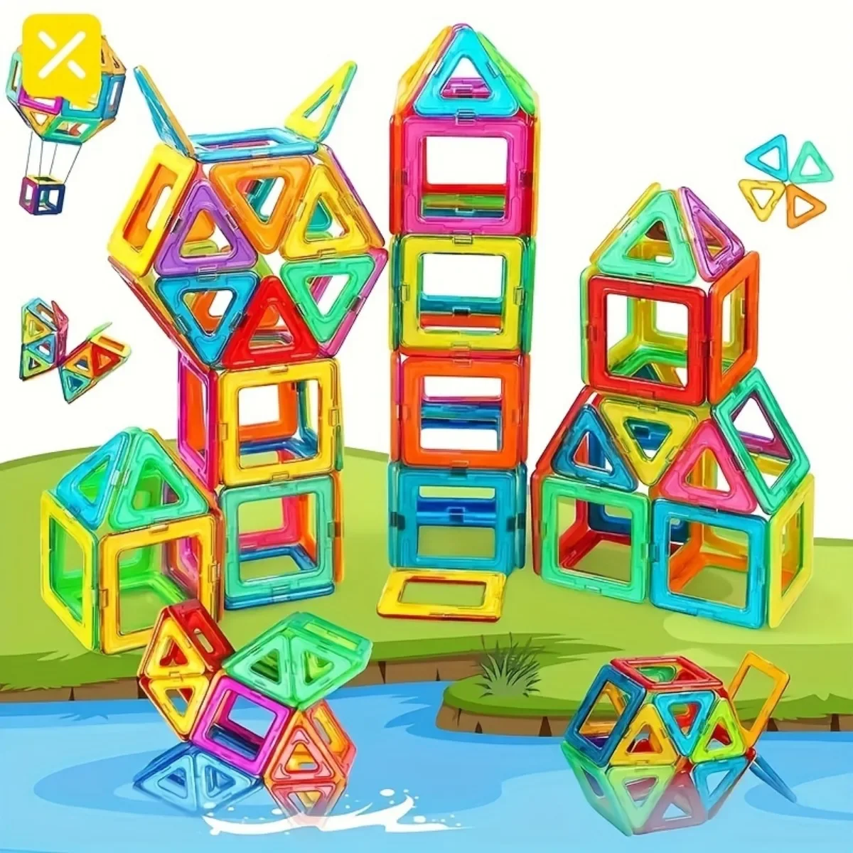 Magnetic Building Blocks 3D STEM Educational Constructor Set Toys Learning Birthday Gifts
