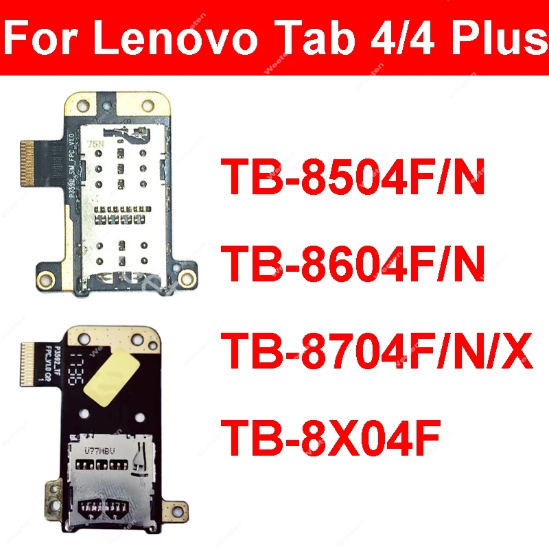 Держатель слота для Sim-карты гибкий кабель для Lenovo Tab 4 TB-8504F/N 8604F/N для Lenovo Tab 4 8 Plus TB-8704F/N/X 8X04F P3590 Держатель слота для Sim-карты гибкий кабель для Lenovo Tab 4 TB-8504F/N 8604F/N для Lenovo Tab 4 8 Plus TB-8704F/N/X 8X04F P3590