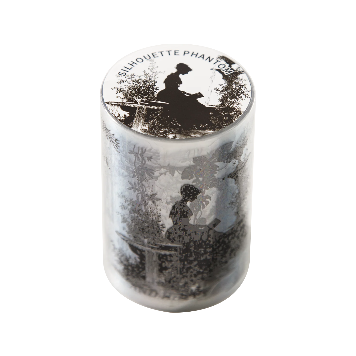 실루엣 팬텀 시리즈 빈티지 캐릭터 그림자 풍경 PET 테이프 창의적인 DIY 저널 재료 콜라주 문구류