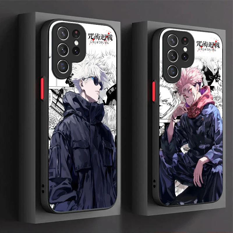 Jujutsu Kaisen Matte Protective Phone Case - Anime-Inspired Design