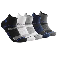 5 paires hommes printemps été automne coton chaussettes de sport maille respirant course basket-ball cyclisme mâle chaussettes courtes ensemble pour hommes 1