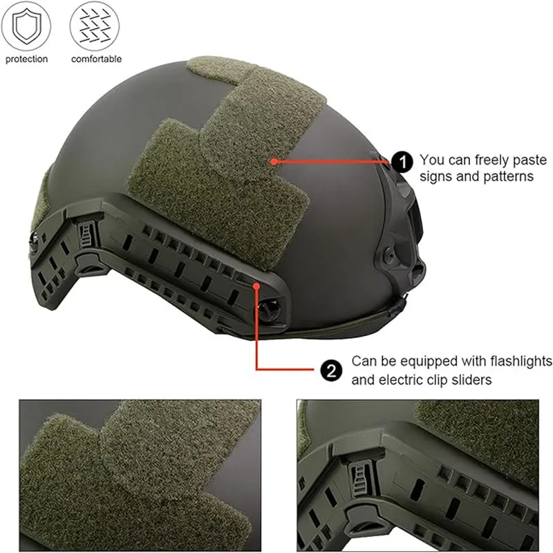 Tactical Helmet Fast MH PJ Casco Airsoft Paintball Combat Helmets Outdoor Sports Jumping Head Protective Gear