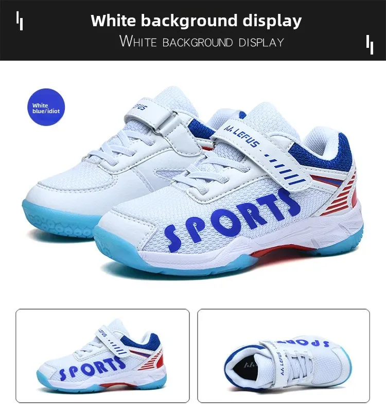 New Badminton Shoes for Children Boys Girls Training Sports Shoes Breathable Student Athletic Footwear from Mainland China